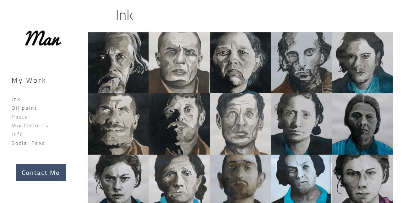 展示攝影或繪畫作品集 展示攝影或繪畫作品集